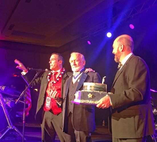 Buzz Aldrin at the All-American Ball