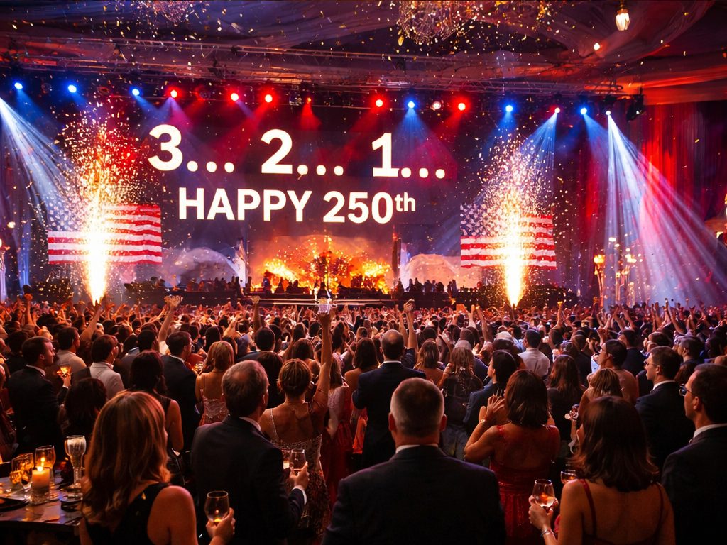 Midnight Countdown to America&rsquo;s 250th