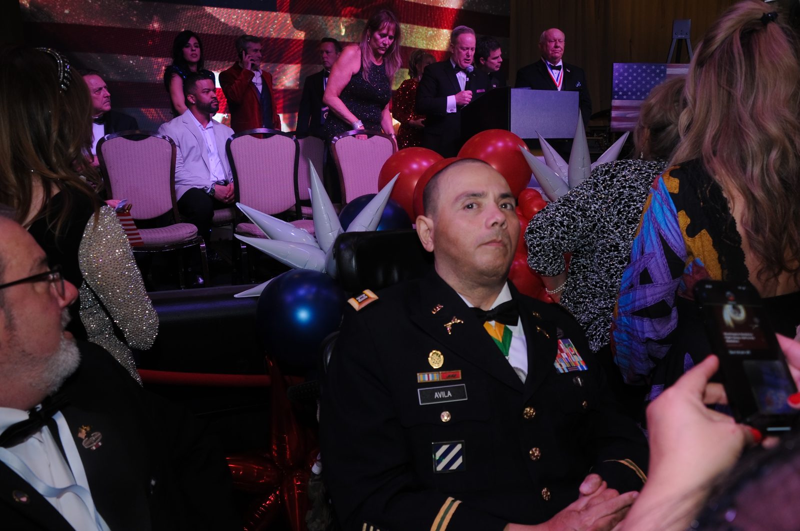 Wounded Army officer honored at the 2025 ball
